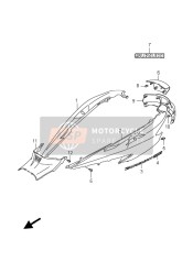 4731105H00YHG, Cover, Frame Center (Gray), Suzuki, 0